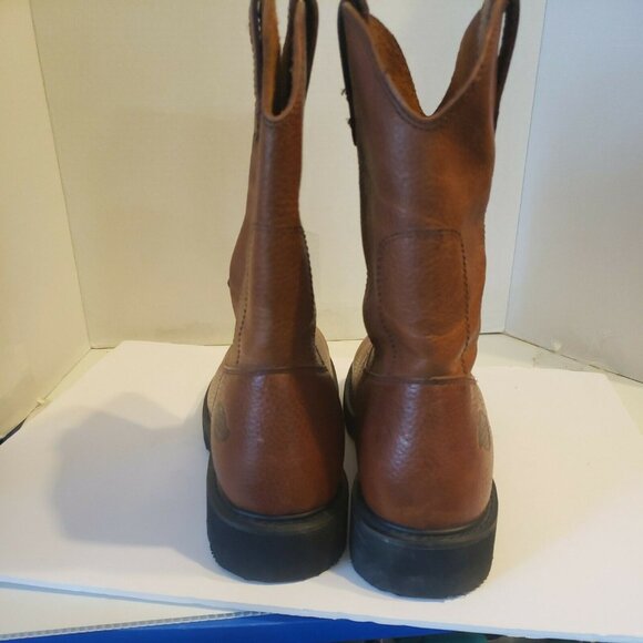 Men's Dickies Leather Boots Cowboy Work Size 12 EUC - Picture 5 of 6